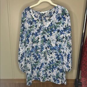 Violet & Claire Multicolor Floral Blouse